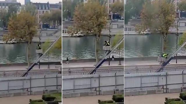 Louvre Müzesi'ni soyan hırsızların kaçma anı ortaya çıktı!  88 milyon euroluk mücevheri böyle çaldılar