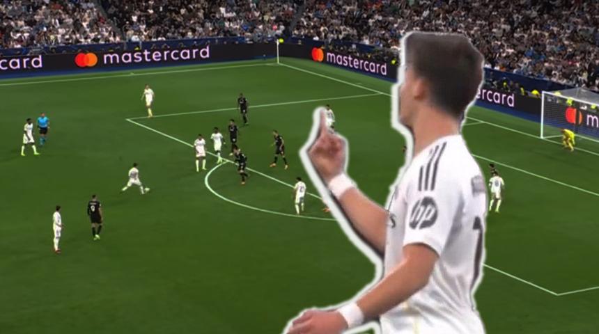 Real Madrid Juventus karşılaşmasında Arda Güler'den çok konuşulacak hareket! O pozisyon sonrası ağzından küfür çıktı...