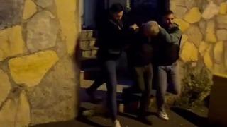 Kendisine havlayan köpeği ezen şüpheli yakalandı