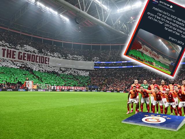 İsrail medyası Galatasaray'ın Bodo Glimt maçında yaptığı koreografiden rahatsız oldu! UEFA'ya şikayet etti...