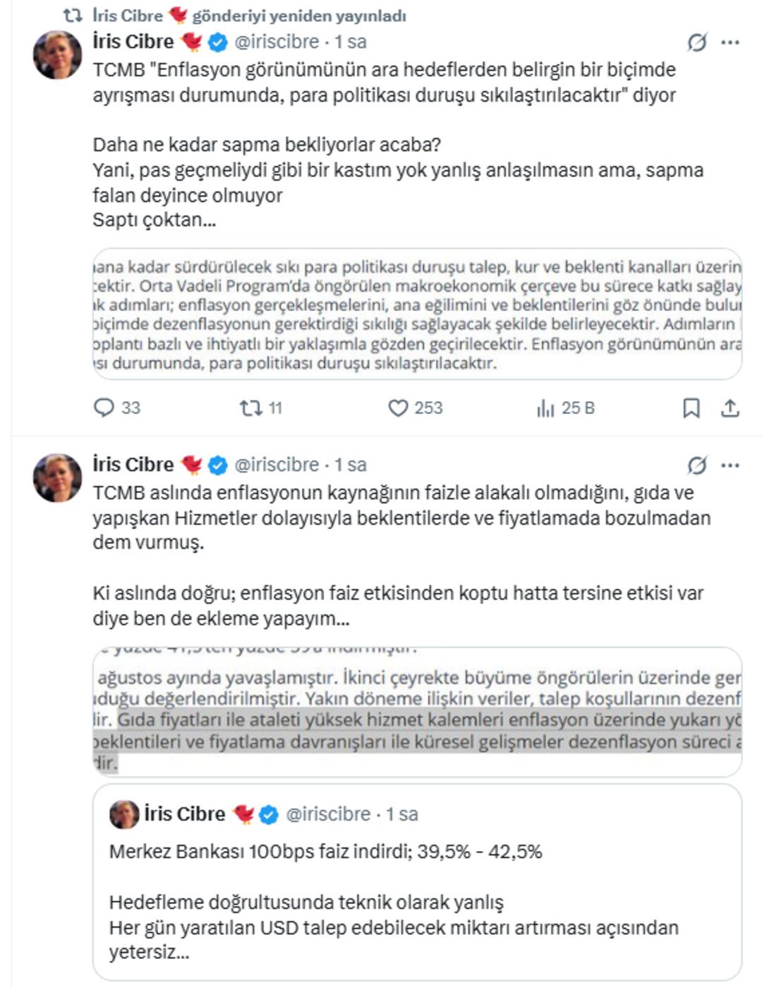 Merkez Bankası faiz kararını açıkladı! Uzmanlardan ilk tepkiler geldi  Yanlışlık var  3