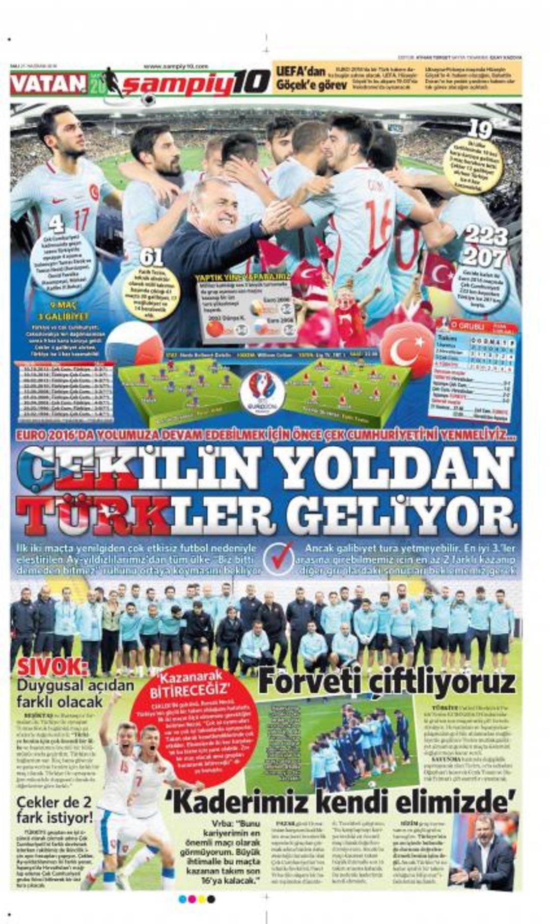 Gazete Manşetleri (21 Haziran 2016)