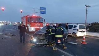 Gaziantep’te 5 aracın karıştığı zincirleme kaza: 3 yaralı