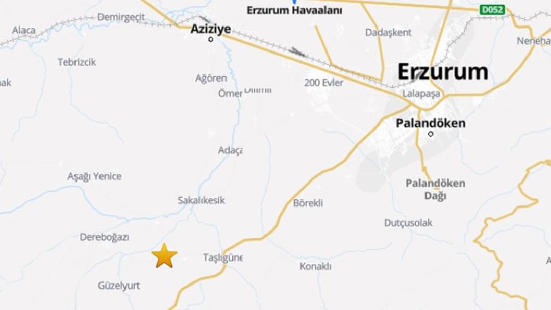 Erzurum da korkutan deprem! AFAD dan açıklama geldi 1
