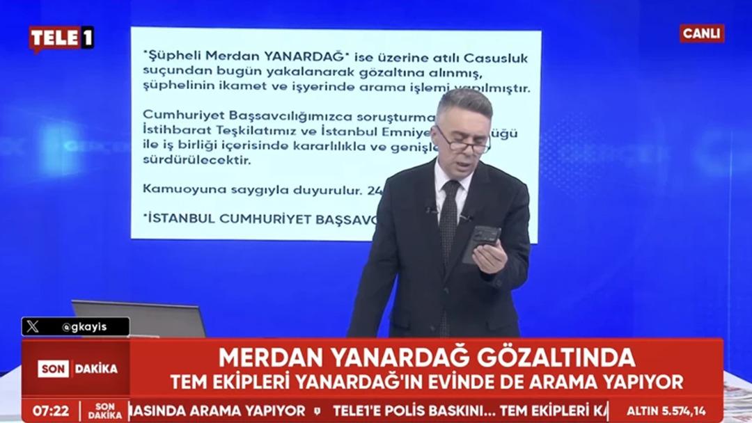 Ekrem İmamoğlu na casusluk soruşturması! TELE1 e operasyon: Merdan Yanardağ gözaltına alındı 1