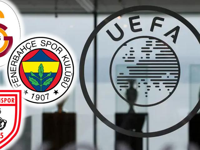 Avrupa kupalarındaki temsilcilerimiz G.Saray, F.Bahçe ve Samsunspor bu hafta 3'te 3 yaptı! Ülke puanı uçuşa geçti...