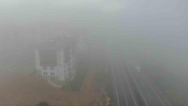 Kastamonu’da sis etkili oldu