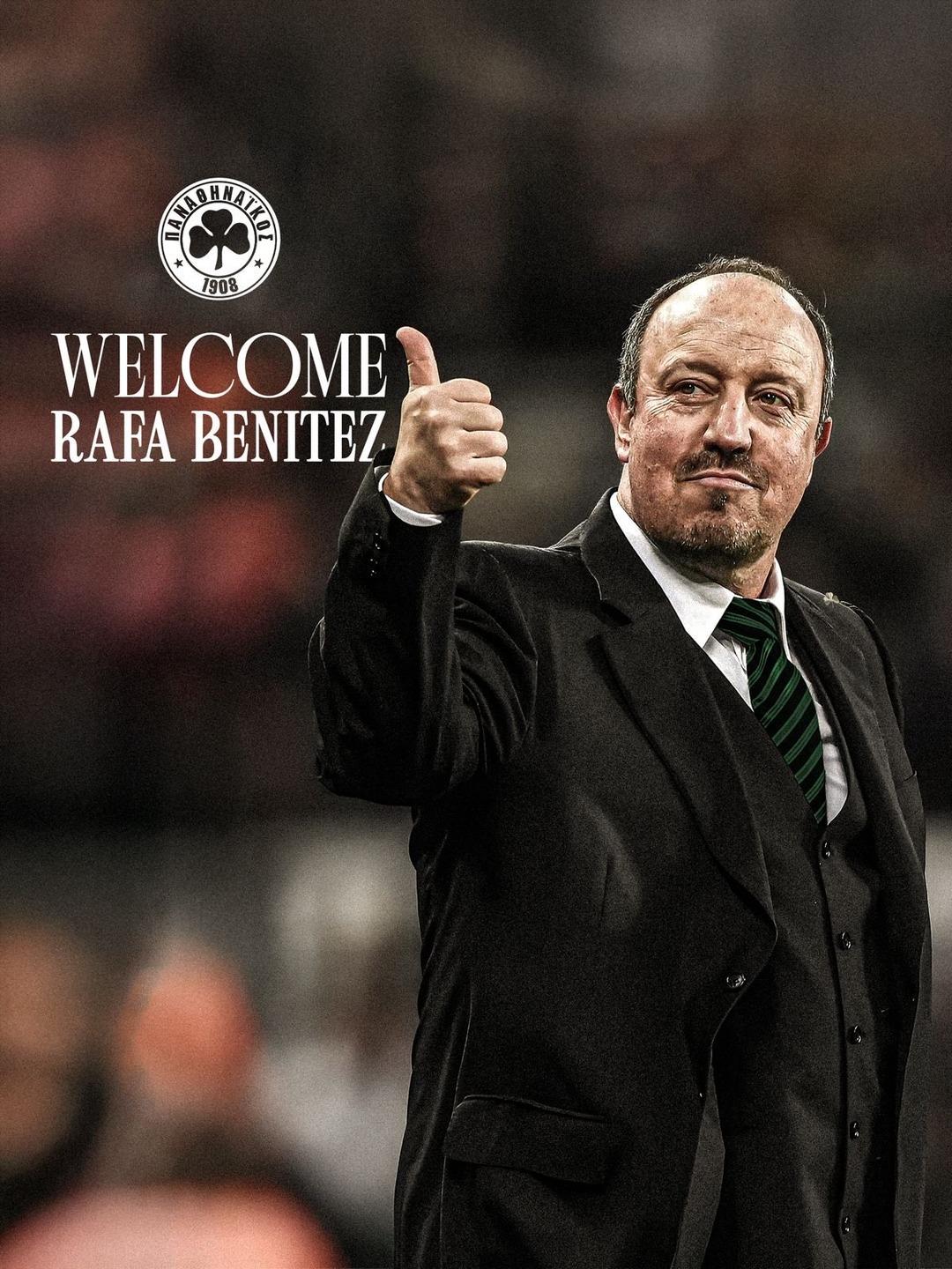 Yunan devi Panathinaikos dan beklenmedik imza! Teknik direkt&ouml;rl&uuml;k koltuğuna Rafael Benitez i getirdi... 1