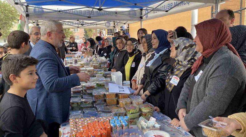 Çorum’da çocuklar Gazze için seferber oldu