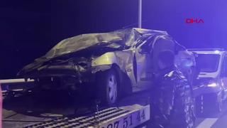 Bolu Dağı Tüneli çıkışında trafik kazası! 1’i ağır 3 yaralı