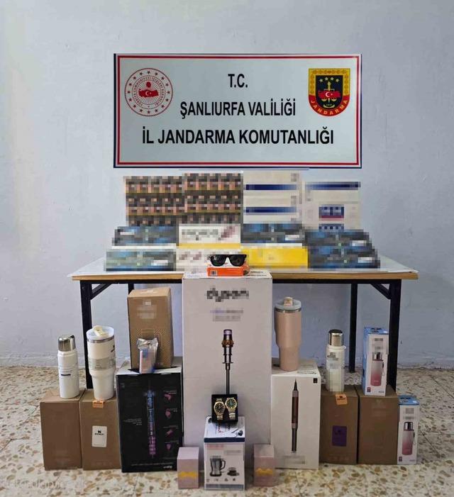 Şanlıurfa’da bin 960 paket kaçak sigara ele geçirildi 2