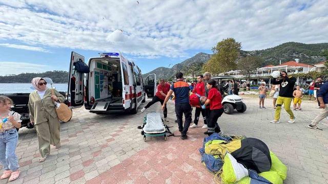 Fethiye’de korku dolu anlar! Yamaç paraşütleri havada çarpıştı: 3 yaralı