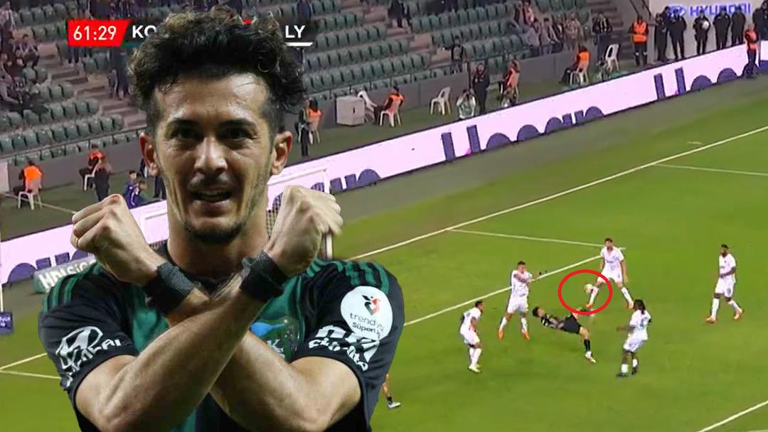 Kocaelispor'da Tayfur Bing&ouml;l sezonun gol&uuml;n&uuml; attı! Victor Osimhen bile g&ouml;r&uuml;nce &ccedil;ok kıskanacak...