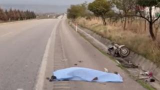 Manisa'da trafik kazası! Motosiklet sürücüsü hayatını kaybetti