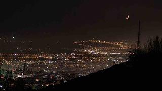 Elazığ’da hilal ay hayran bıraktı