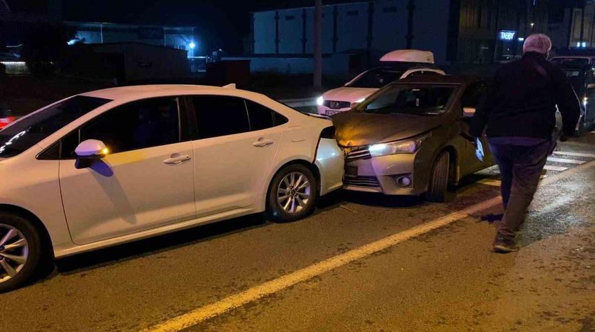 İnegöl’de zincirleme kaza : 1’i çocuk 5 yaralı