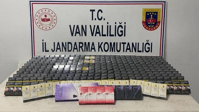 Van’da bin 859 paket kaçak sigara ele geçirildi