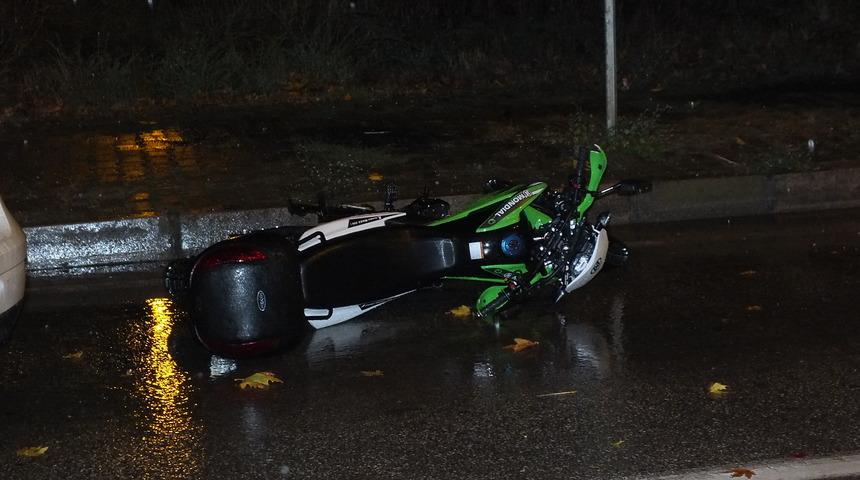 Tokat'ta motosiklet devrildi, sürücüsü hayatını kaybetti