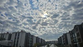 Elazığ’da sirrokümülüs bulutları görsel şölen sundu