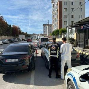 Pendik’te makas atan sürücüye para cezası