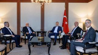 Bakan Fidan, Haşdi Şabi Komisyonu Başkanı Feyyad ile görüştü