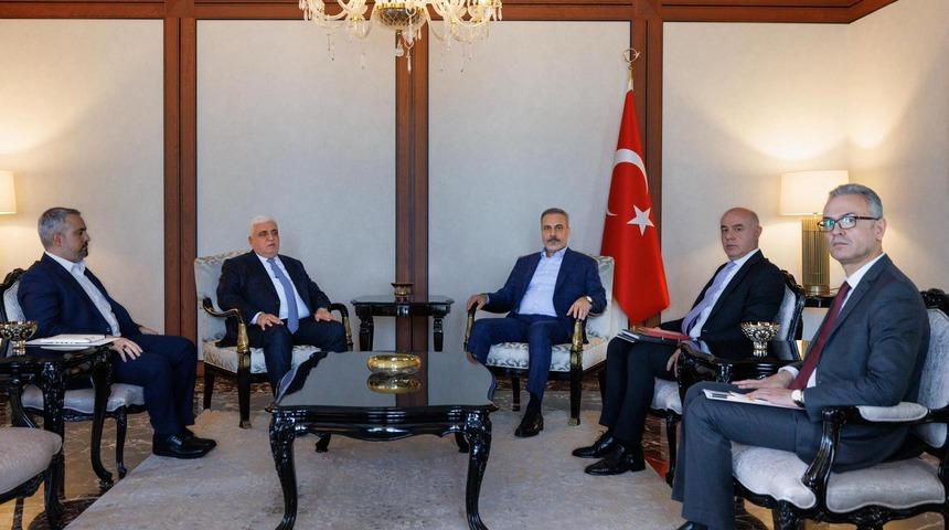 Bakan Fidan, Haşdi Şabi Komisyonu Başkanı Feyyad ile görüştü