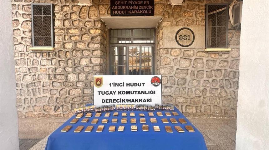MSB: "Hakkari hudut hattında 36 kilo altın ele geçirildi"