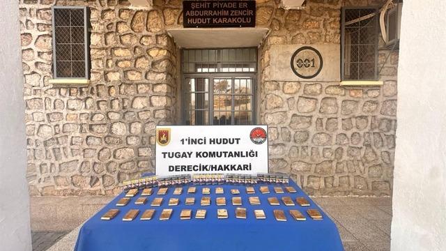 MSB: Hakkari hudut hattında 36 kilo altın ele geçirildi