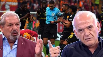 Galatasaray Göztepe'yi 3-1'le geçti! Ahmet Çakar ve Erman Toroğlu kırmızı karta isyan etti! '' Futbola ihanet...'' 