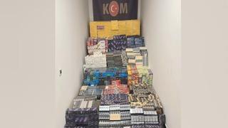 Kocaeli'de bir TIR’da 49 bin 750 paket kaçak sigara ele geçirildi