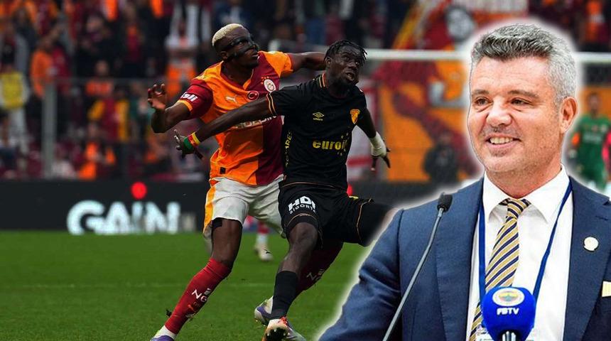 Galatasaray-Göztepe maçındaki kırmızı karta Fenerbahçe Başkanı Sadettin Saran'dan olay yaratacak açıklama! 