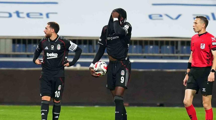 Beşiktaş Kasımpaşa deplasmanında kayıp! Kartal istediğini alamadı...
