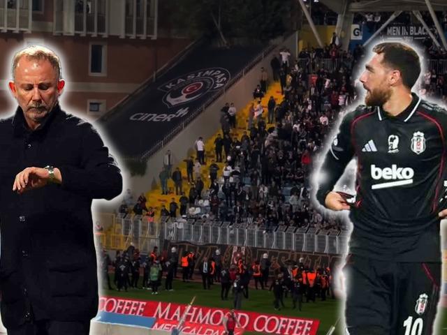 Beşiktaş'ta Kasımpaşa beraberliği ortalığı karıştırdı! Sergen Yalçın ve takım kaptanı Orkun Kökçü'ye tepki geldi! Yalçın tribünlere gitti...