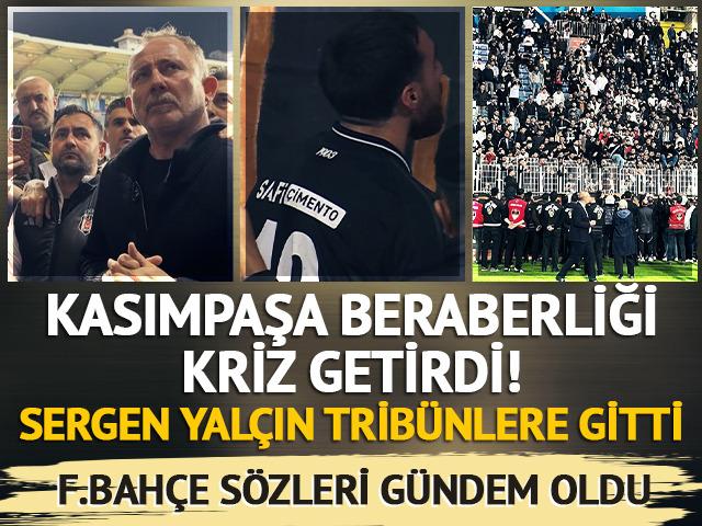 Kasımpaşa beraberliği kriz yarattı! Sergen Yalçın'a büyük sitem...