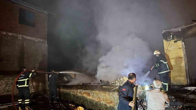 Giresun’da mısır fırını 1 ev ve 1 serentiyi kül etti! Kullanılmayacak haldeler