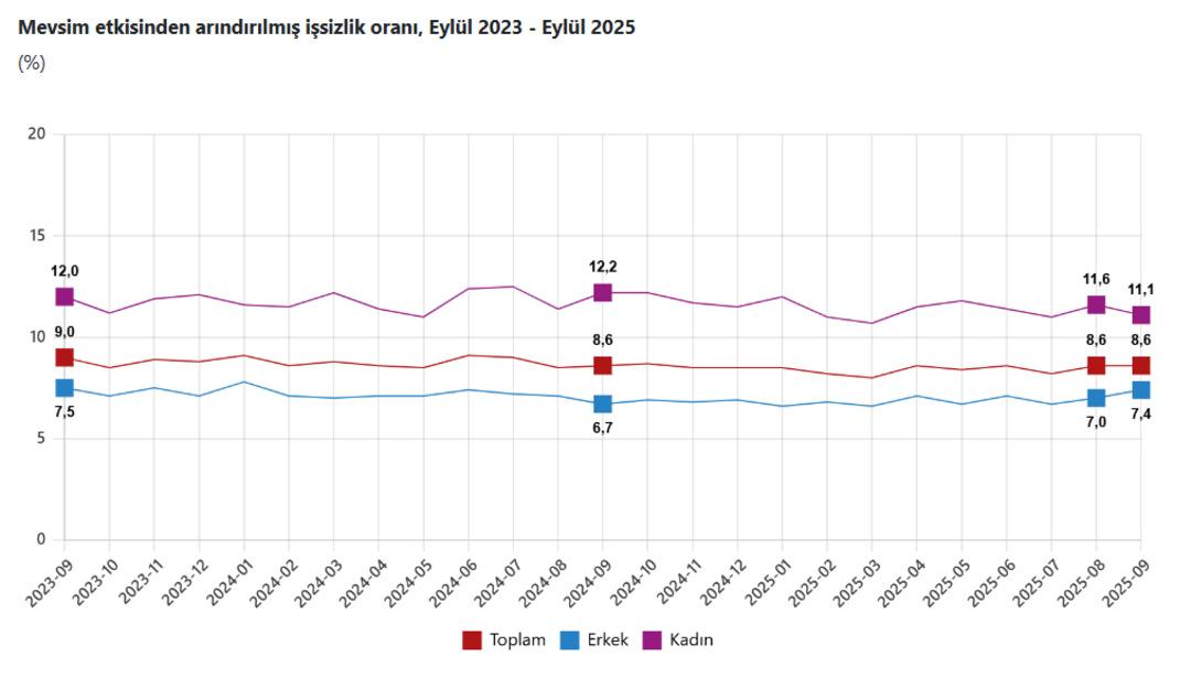 TÜİK açıkladı: İşsiz sayısı 3 milyonu aştı, istihdam oranı geriledi! 1
