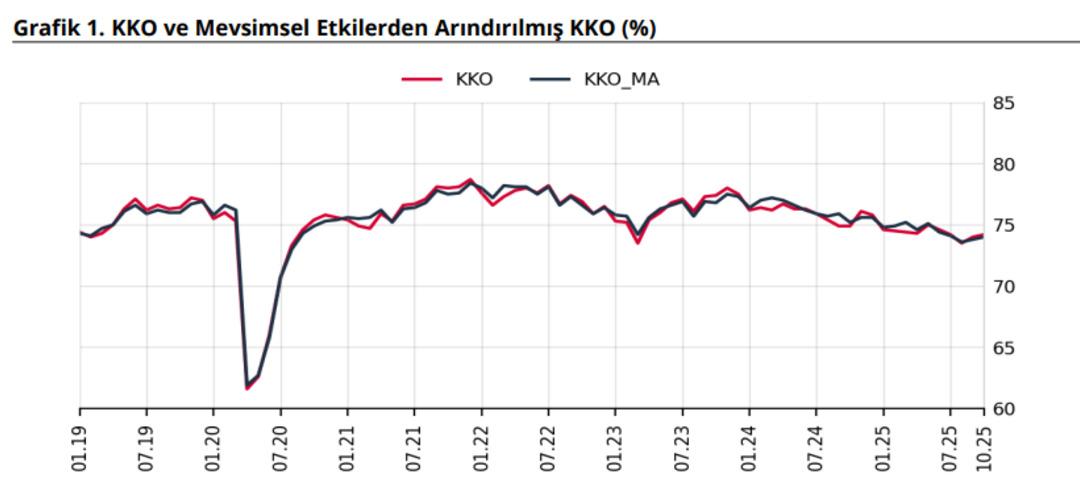 İmalat sanayi kapasite kullanım oranı ekimde yükselişte 1