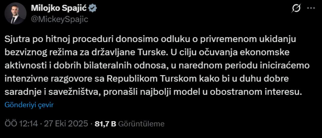 Türkler 90 gün vizesiz seyahat edebiliyordu: O ülkeyle vize muafiyeti askıya alındı 3