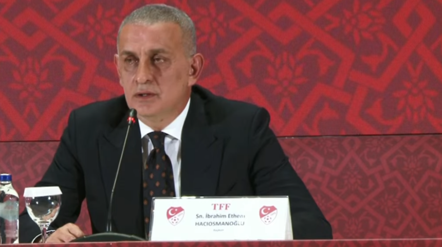 T&uuml;rk futbolunda şok! TFF Başkanı İbrahim Hacıosmanoğlu a&ccedil;ıkladı: "Hakemlerimizin bahis hesapları var! 152'sini&nbsp;tespit&nbsp;ettik!"