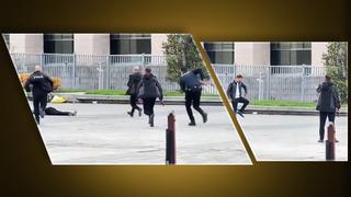 Çağlayan Adliyesi önünde silah sesleri! Ateş etmeye başladı, polisler etrafını sardı