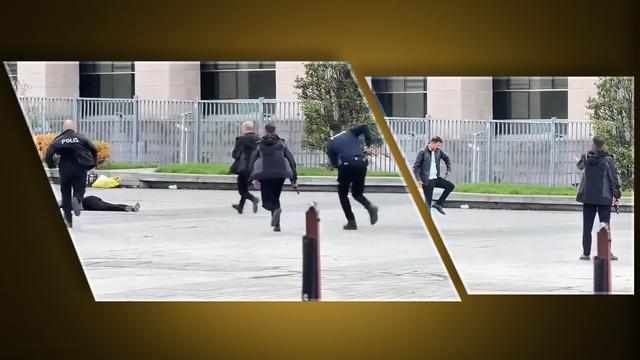 Çağlayan Adliyesi önünde silah sesleri! Ateş etmeye başladı, polisler etrafını sardı