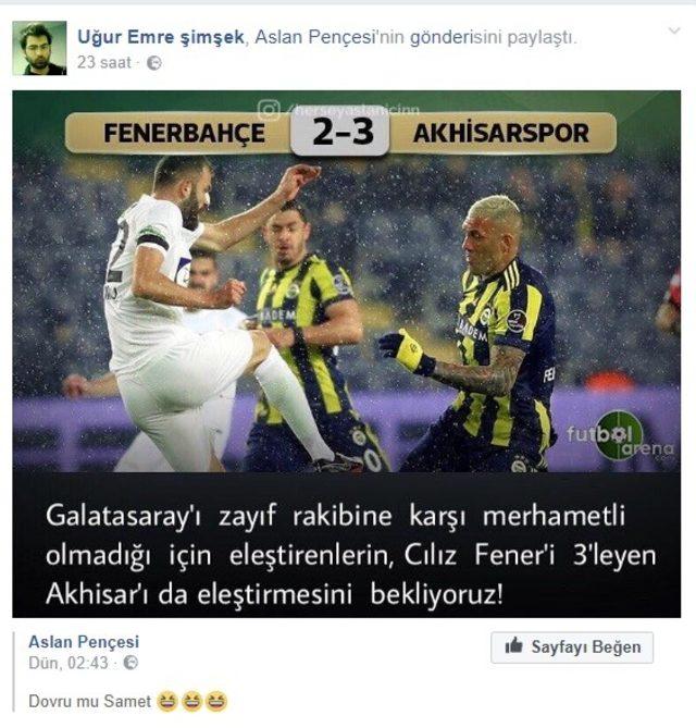 Gözlemcinin hakem aleyhine olan paylaşımı tepkilere neden oldu