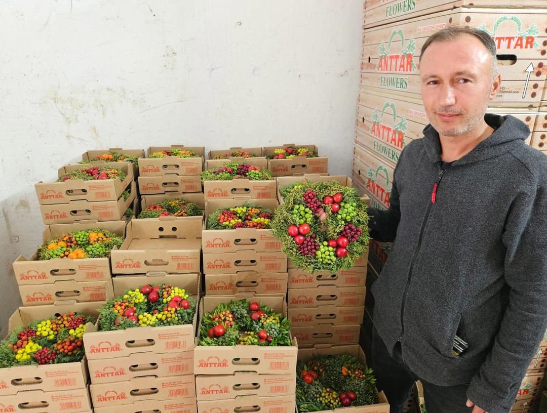 Köyden Avrupa ya ihracat: Her yıl 1 milyon çelenk üretiliyor: 250 kadın bu işle uğraşıyor! 8
