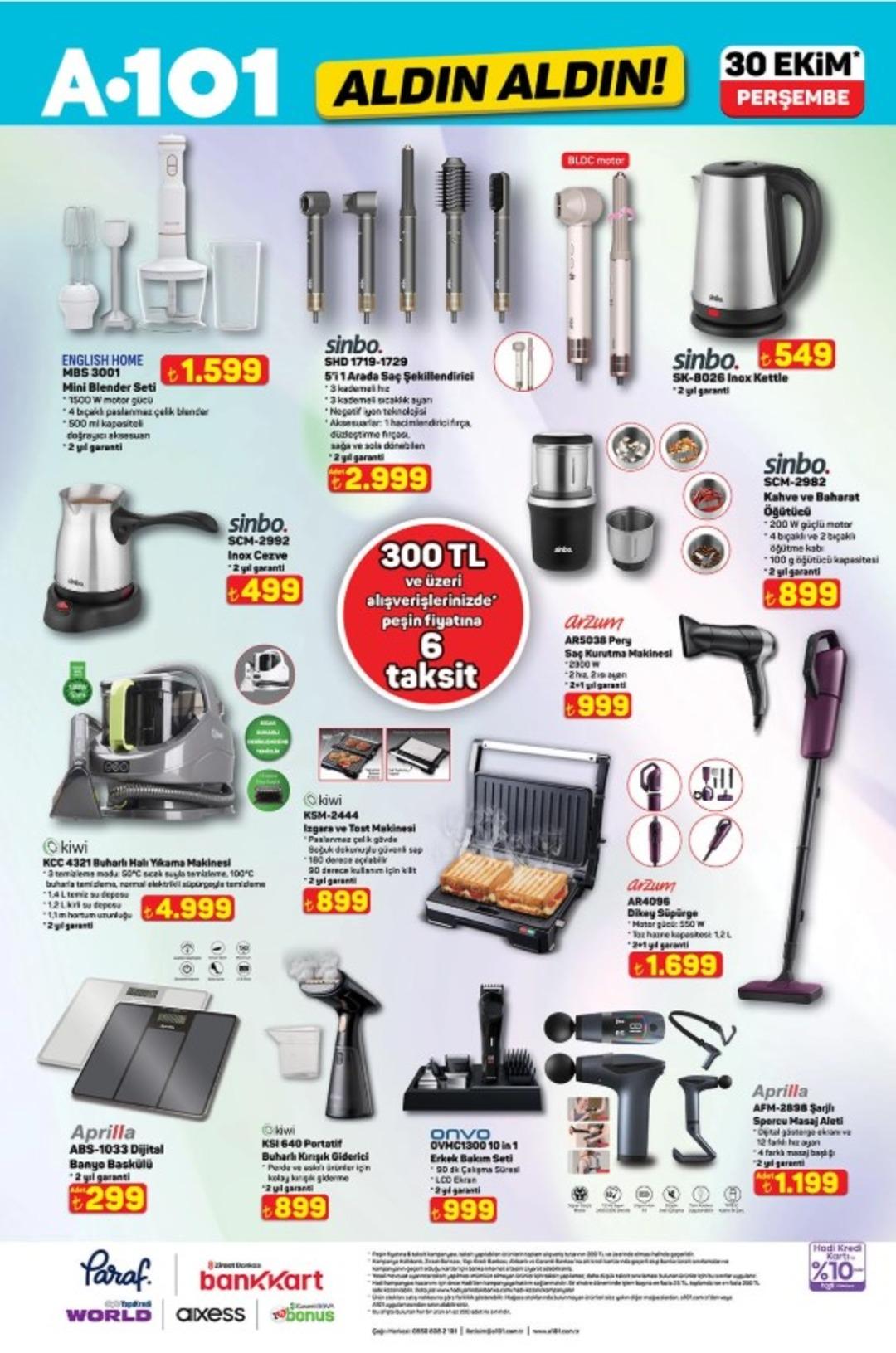 A101 e English Home ürünleri geliyor! 30 Ekim A101 aldın aldın kataloğu 8