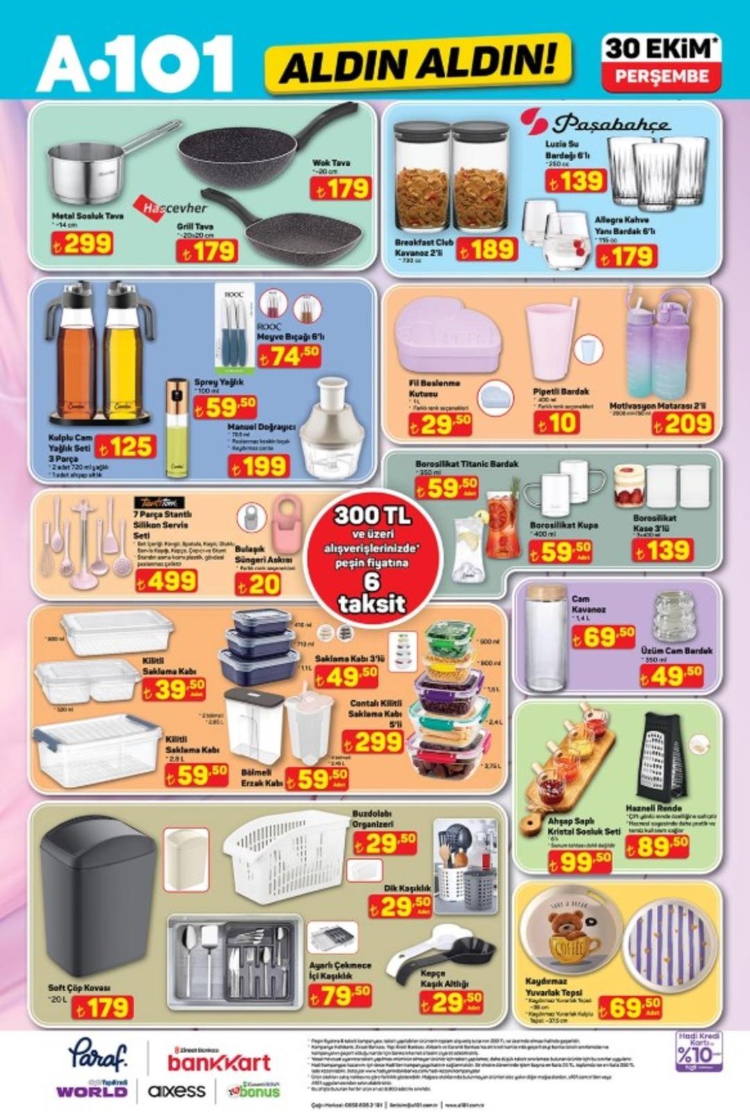 A101 e English Home ürünleri geliyor! 30 Ekim A101 aldın aldın kataloğu 9