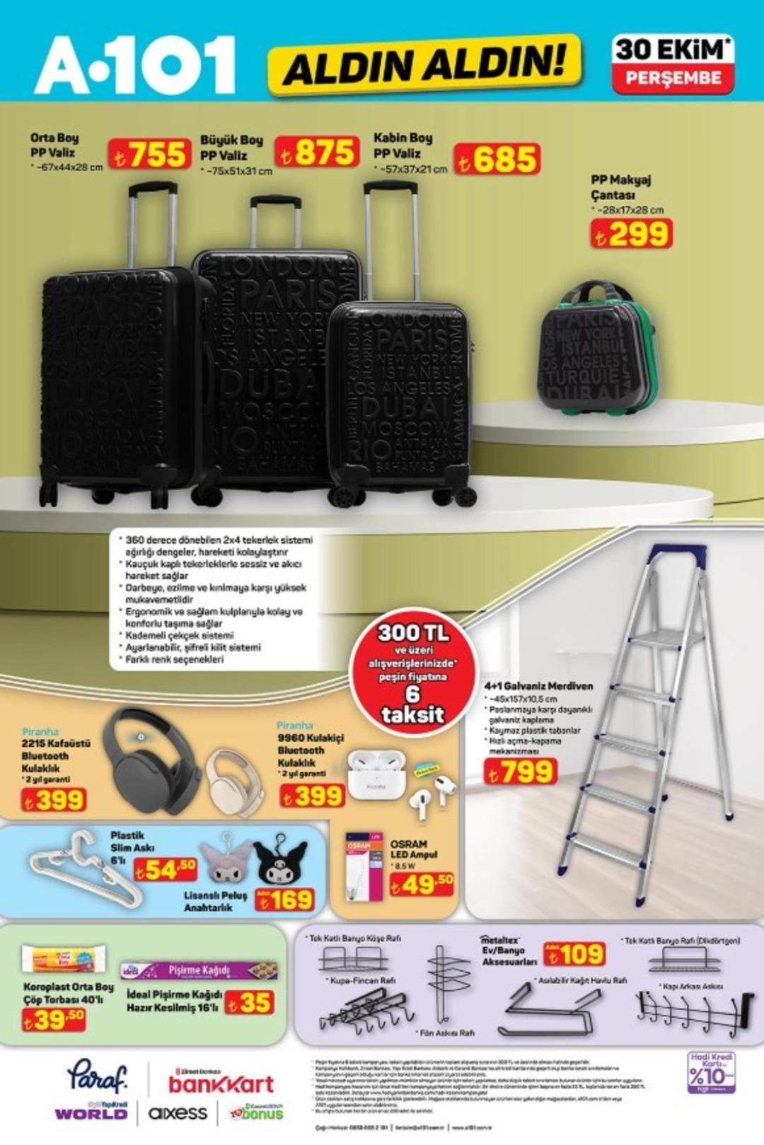 A101 e English Home ürünleri geliyor! 30 Ekim A101 aldın aldın kataloğu 12