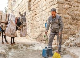 Yer: Mardin! Çöp taşıyan kadrolu eşekler emekli edilecek; yerlerine ise...