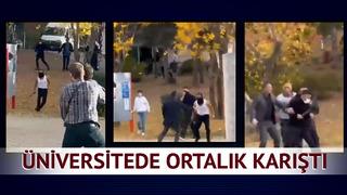 Hacettepe Üniversitesi'nde ortalık karıştı! Ellerinde palalarla saldırdılar