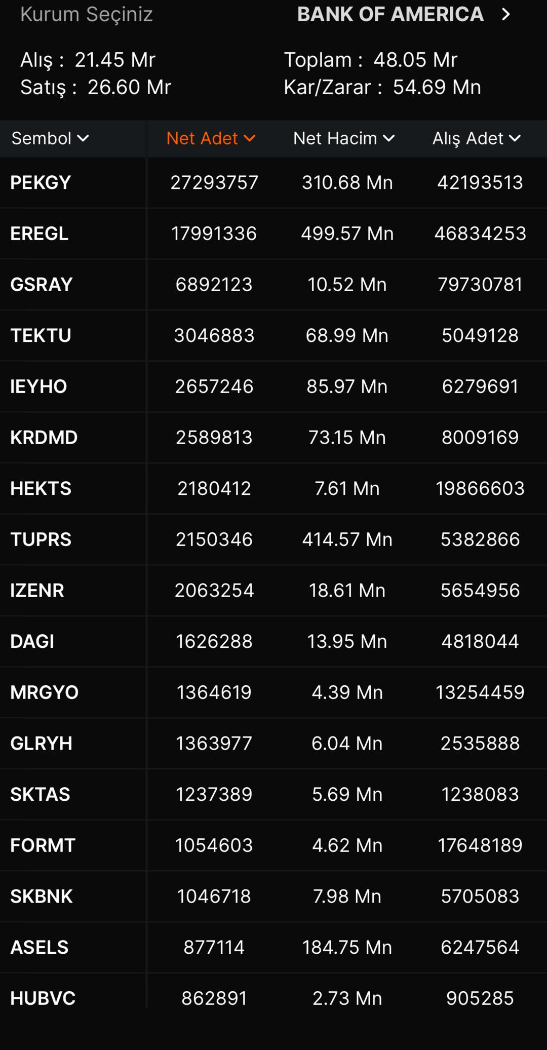 BofA nın gözdesi belli oldu: O hisselerden dev alım yaptı 2