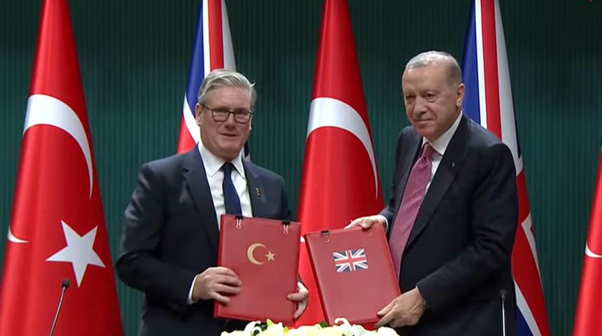 İngiltere Başbakanı Starmer Ankara'da: İngiltere ile Türkiye arasında Eurifighter anlaşması imzalandı